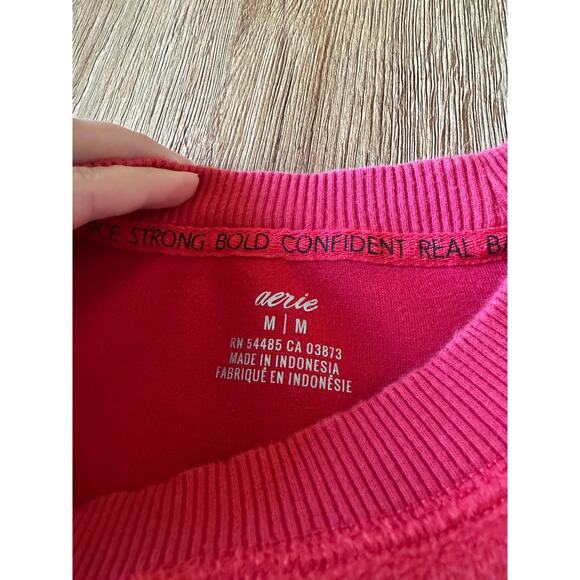 Aerie Oversized Fleece Sweatshirt Size Medium - Picture 2 of 7